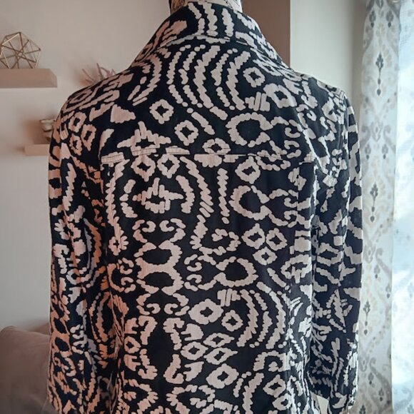 Chico's Quarter Sleeve Jacket - Picture 5 of 9